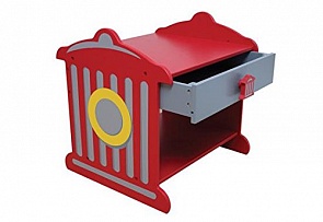 Прикроватный столик - Пожарная станция Fire Hydrant Toddler Table (KidKraft, 76024_KE)
